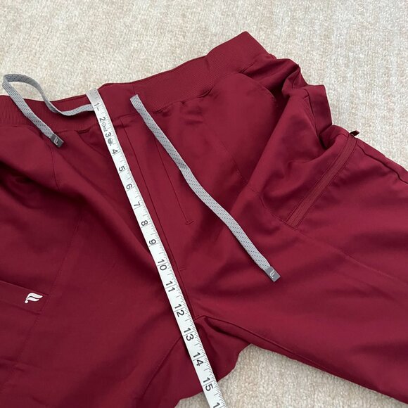 Fabletics All-Shift Scrub Joggers Pants in Wine XL Tall - Picture 6 of 9